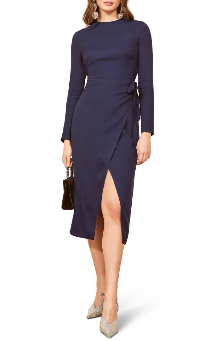 Women's Reformation Maurita Dress - Blue