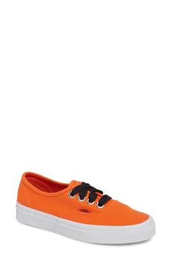 Women's Vans 'authentic' Sneaker .5 M - Orange