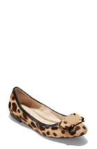 Women's Cole Haan Tali Genuine Calf Hair Bow Ballet Flat