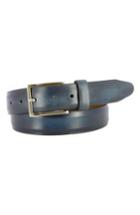 Men's Remo Tulliani Jackson Leather Belt - Navy