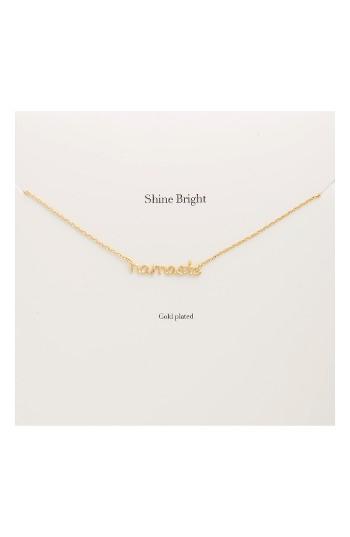 Women's Estrella Bartlett Namaste Script Necklace