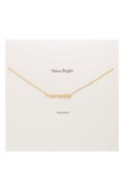 Women's Estrella Bartlett Namaste Script Necklace