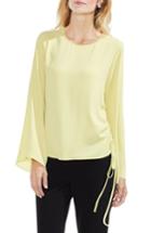 Women's Vince Camuto Drawstring Side Blouse, Size - Green