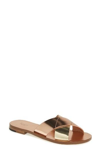 Women's Botkier Ally Slide Sandal .5 M - Metallic