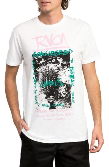 Men's Rvca Chaos Cactus Graphic T-shirt - Ivory