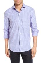 Men's Ledbury The Cole Classic Fit Gingham Sport Shirt - Pink