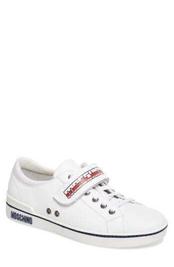 Men's Moschino Strap Sneaker Us / 41eu - White