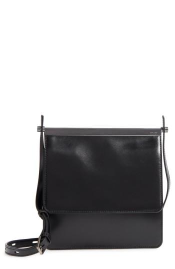 Botkier Crawford Calfskin Leather Crossbody Bag - Black