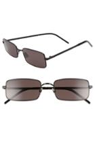 Men's Saint Laurent 56mm Rectangular Sunglasses -