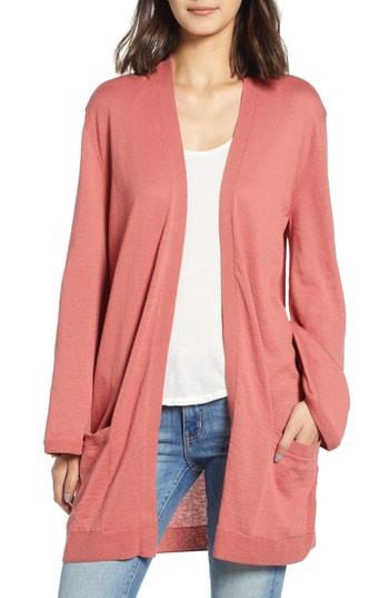 Women's Hinge Easy Cardigan, Size - Pink