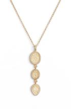 Women's Anna Beck Gold Triple Drop Pendant Necklace