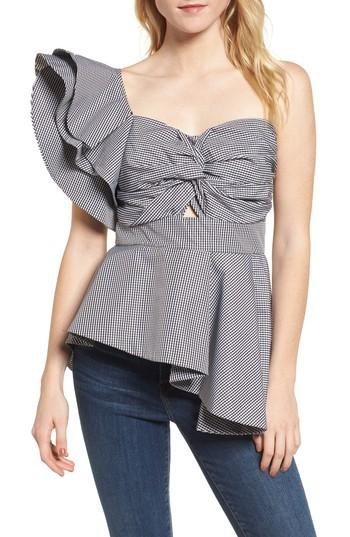 Women's Stylekeepers Private Cruise One-shoulder Top - Black