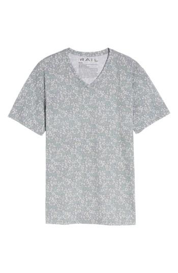 Men's The Rail V-neck T-shirt - Blue/green