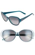 Women's Maui Jim Swept Away 56mm Polarizedplus2 Sunglasses - Blue Grey/ Teal/ Neutral Grey