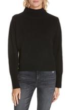 Women's Nordstrom Signature Colorblock Cashmere Sweater - Black