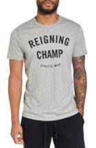 Men's Reigning Champ Gym Logo T-shirt - Grey