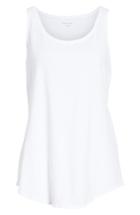 Women's Eileen Fisher Organic Cotton Jersey Tank, Size - White