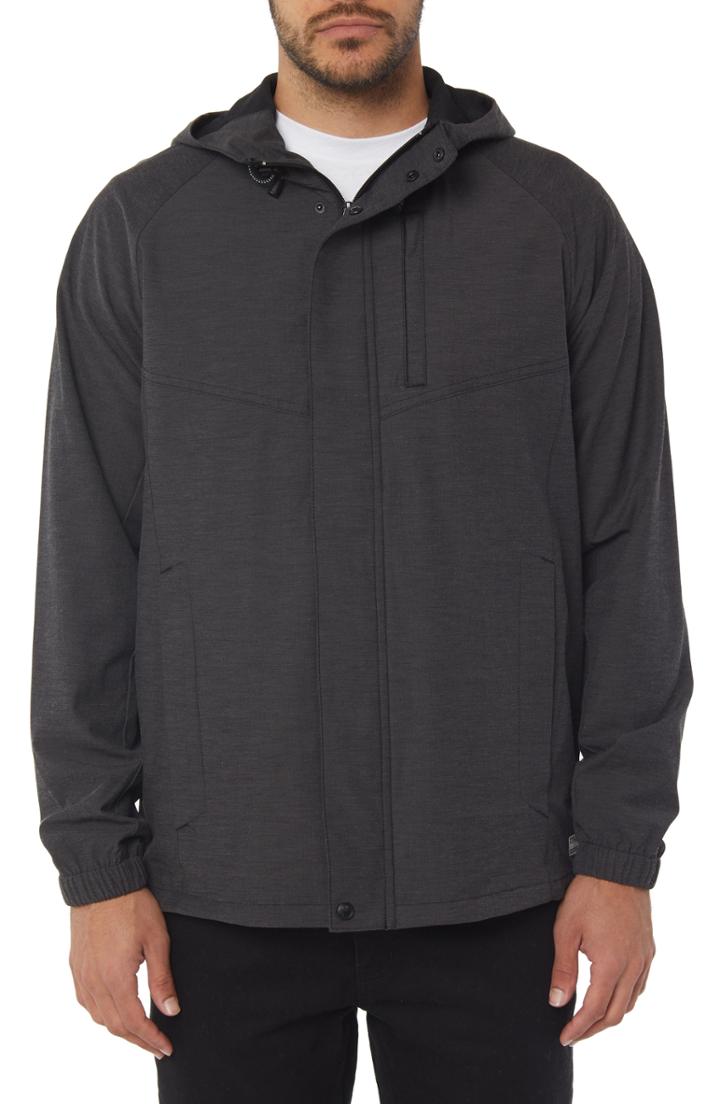 Men's O'neill Traveler Dawn Patrol Jacket, Size - Black
