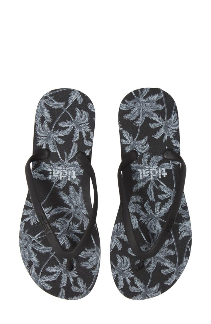 Women's Tidal New York Breeze Flip Flop M - Black