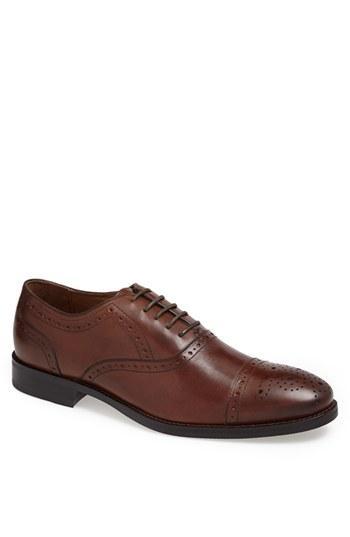 Johnston & Murphy 'tyndall' Cap Toe Oxford Mahogany
