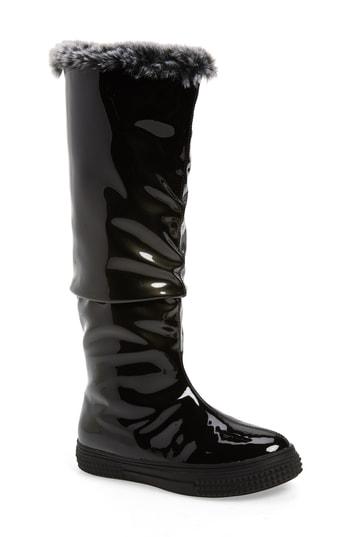 Women's Aquadiva Icon Faux Fur Lined Waterproof Boot M - Grey