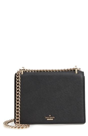Kate Spade New York Cameron Street Marci Leather Shoulder Bag - Black