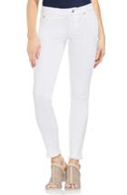 Women's Vince Camuto Fray Hem Skinny Jeans - White