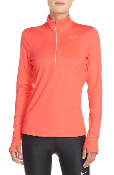 Women's Nike 'element' Dri-fit Half Zip Performance Top