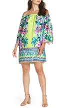 Women's Lilly Pulitzer Payge Off The Shoulder Dress - Yellow
