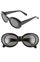 Women's Acne Studios Mustang 47mm Oval Sunglasses -