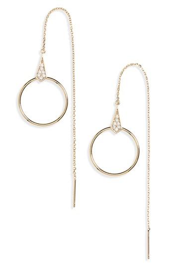 Women's Panacea Circle Threader Earrings