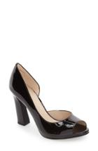 Women's Pelle Moda 'nolan' Half D'orsay Peep Toe Pump