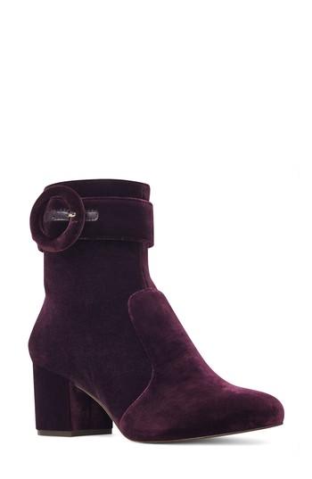 Women's Nine West Quilby Bootie .5 M - Purple