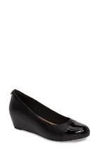 Women's Clarks Vendra Dune Wedge Pump N - Black