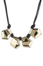 Women's Alexis Bittar Folded Metal Knot Necklace