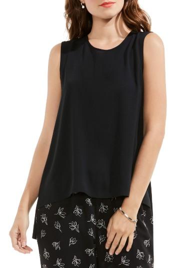Women's Vince Camuto Back Tie Sleeveless Blouse - Black