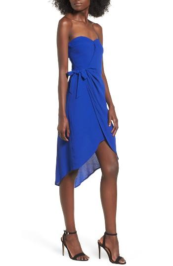 Women's Astr The Label Josefina Strapless Dress - Blue