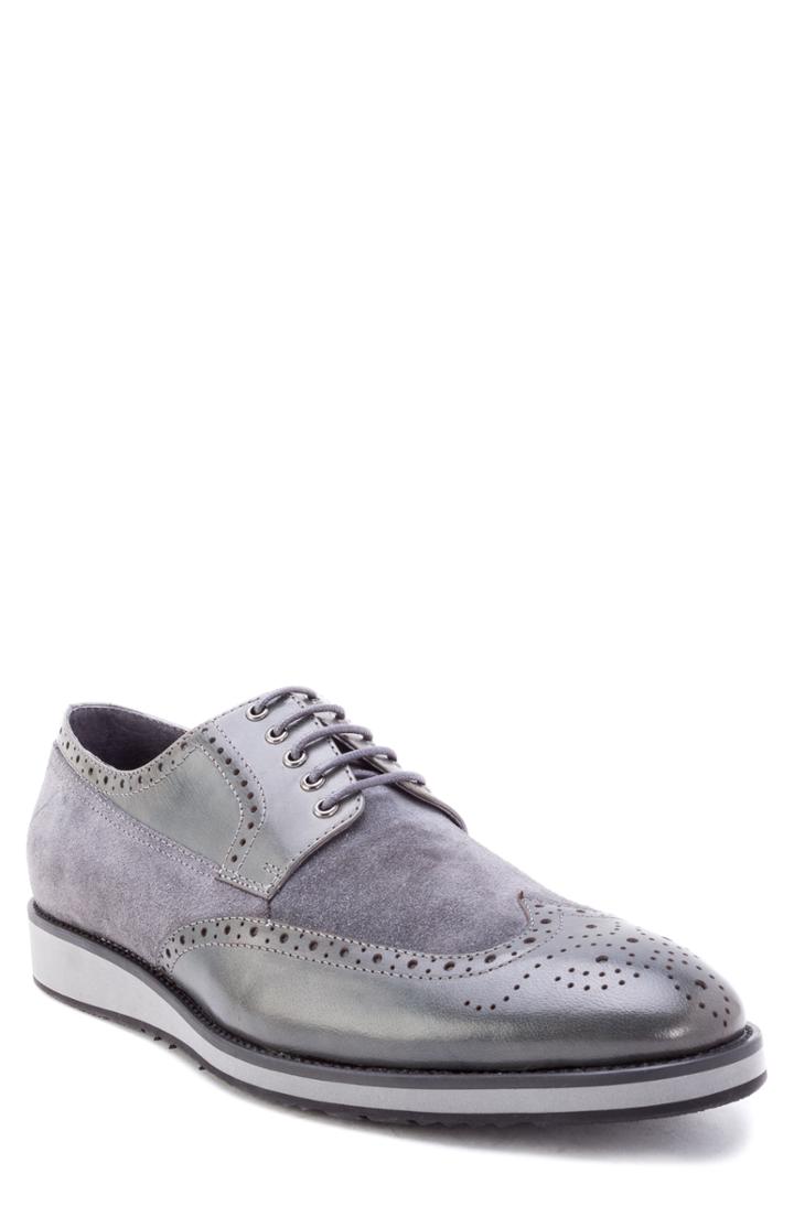 Men's Zanzara Saville Wingtip .5 M - Grey