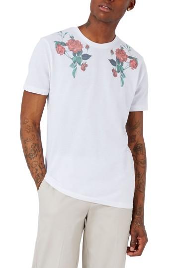 Men's Topman Rose Graphic T-shirt
