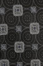 Men's Nordstrom Men's Shop Morristown Medallion Silk Tie, Size - Black