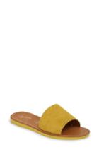 Women's Seychelles Leisure Slide Sandal M - Yellow