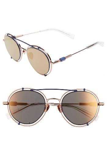 Women's Haze Pyn 55mm Mirrored Sunglasses - Copper