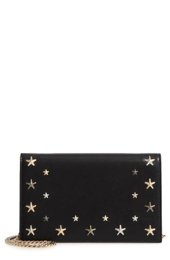 Jimmy Choo Sky Leather Crossbody Bag - Black