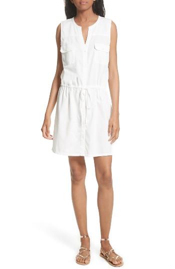 Women's Soft Joie Tawna Drawstring Shirtdress - Ivory