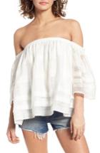 Women's J.o.a. Tiered Off The Shoulder Top