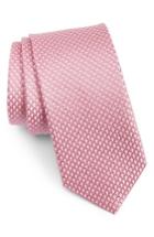 Men's John W. Nordstrom 'grayson Mini' Silk Tie, Size - Pink
