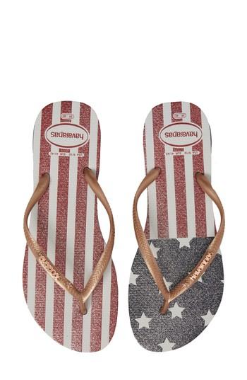 Women's Havaianas 'slim' Flip Flop /36 Eu - Blue