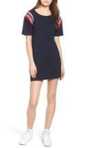 Women's Pam & Gela Sport Stripe Inset Dress, Size - Blue