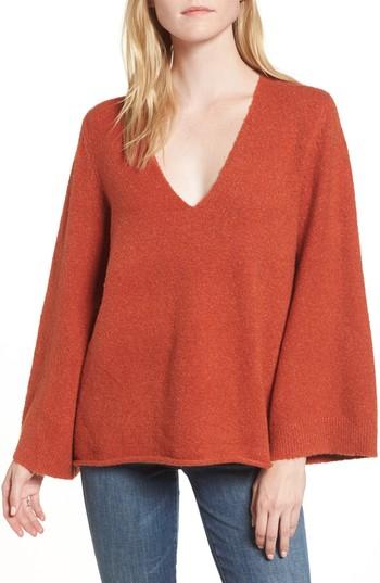 Women's French Connection Urban Flossy Sweater - Orange