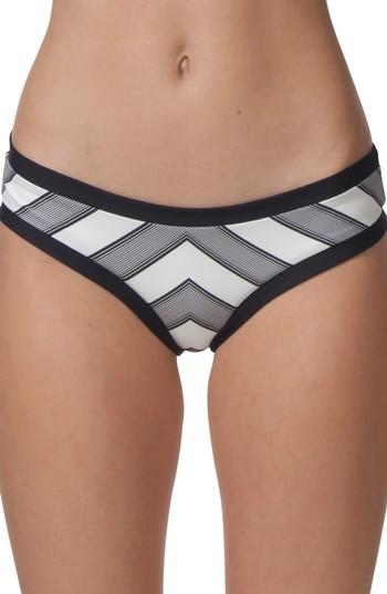 Women's Rip Curl Mirage Line Up Hipster Bikini Bottoms - Black